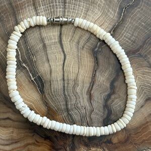 Vintage 70’s Puka Shell Beaded Bracelet or Anklet Unisex